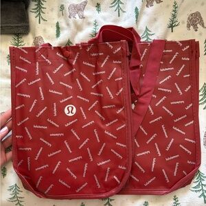 lululemon athletica Red Tote Bag (2)
